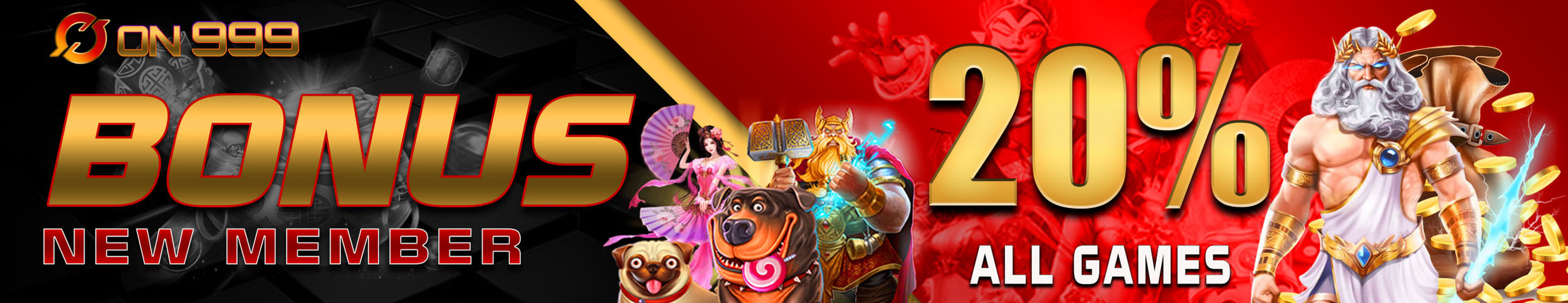 Bonus New Member 20%